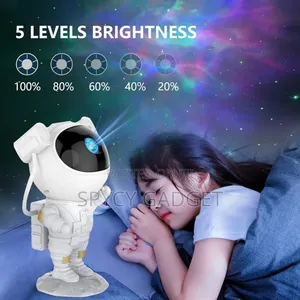 Astronaut Galaxy Night Projector Light With Remote Control