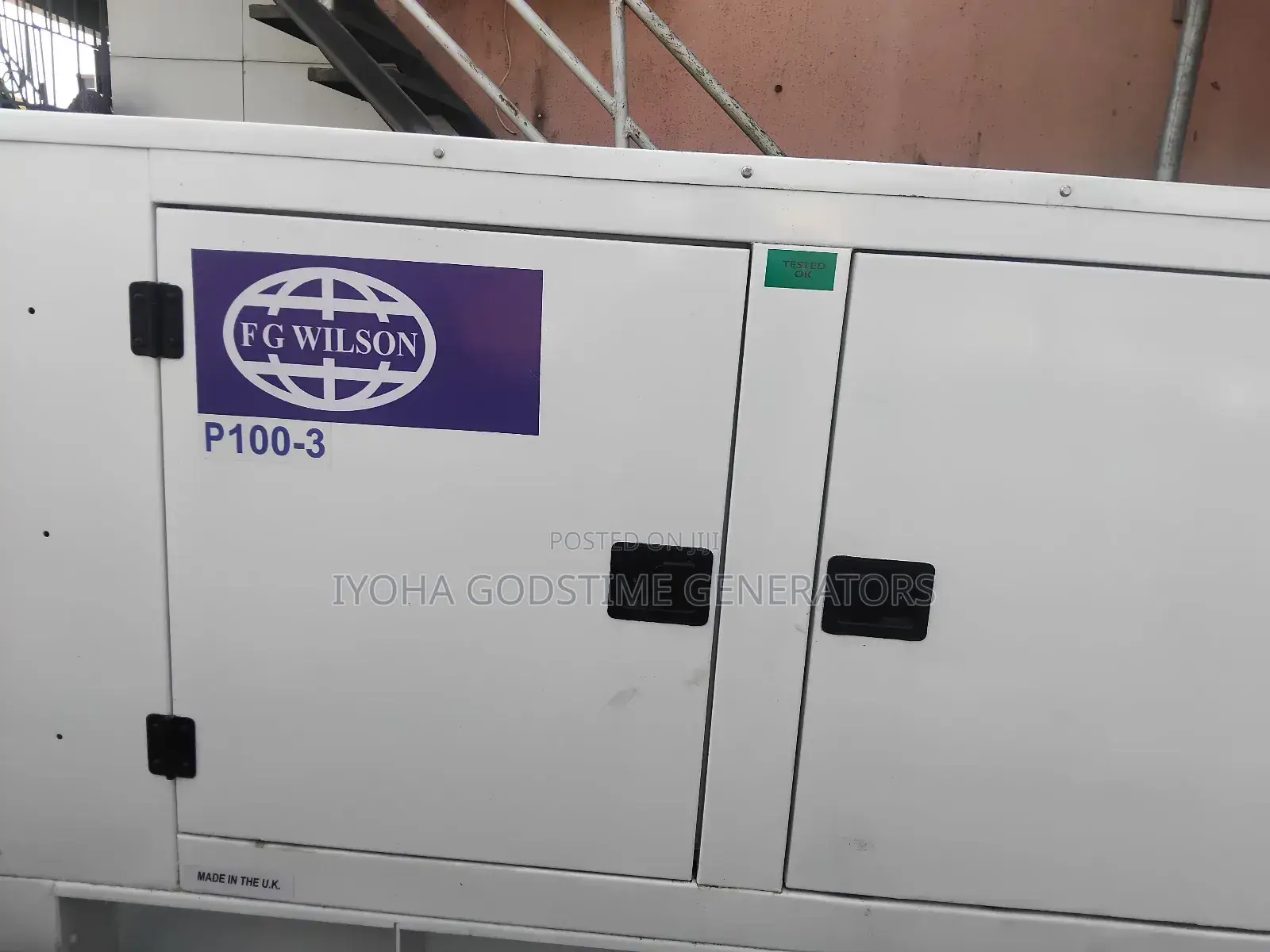 100kva Fg Wilson Soundproof Perkins Generator