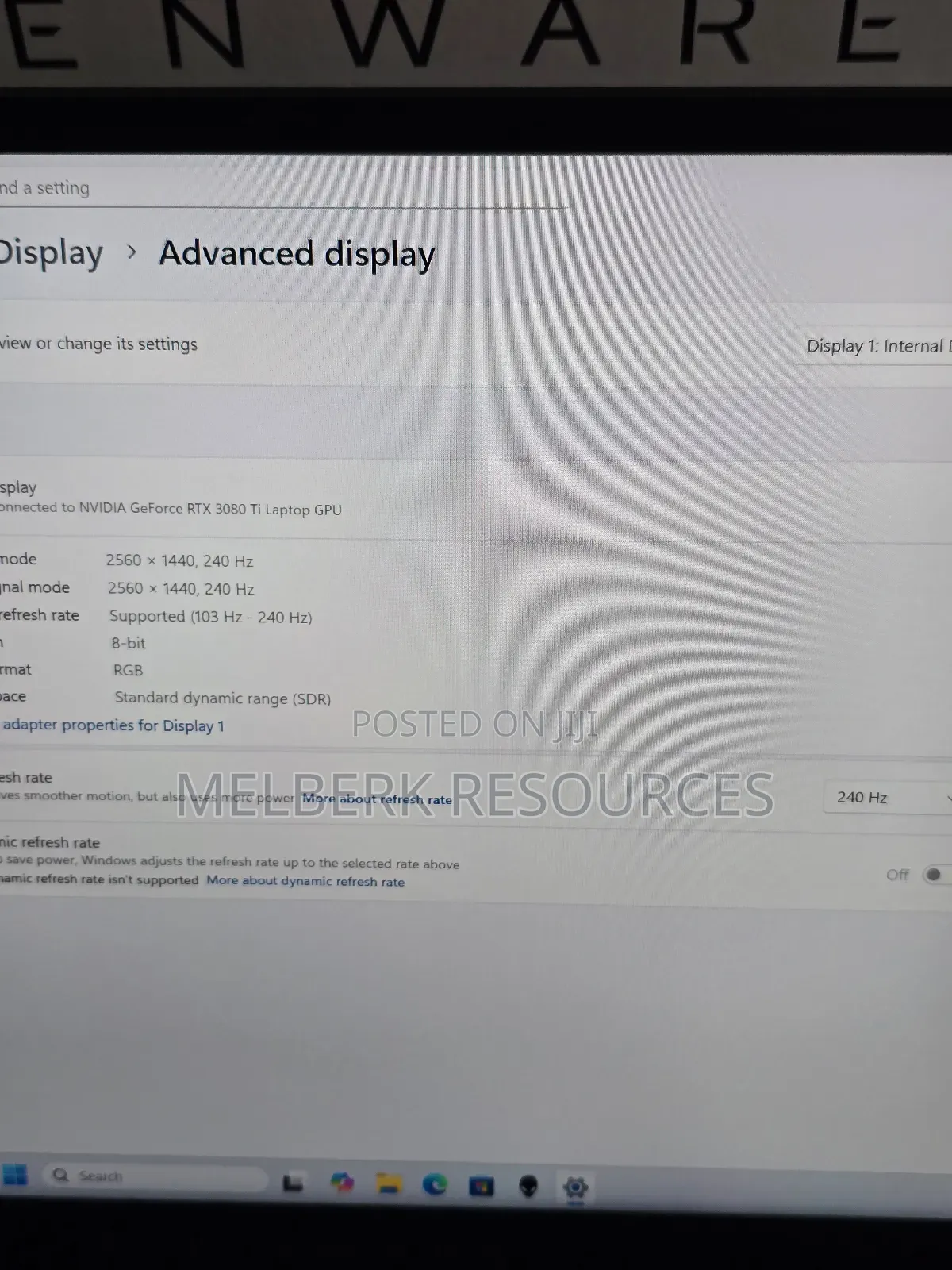 Laptop Dell Alienware M15 R7 32GB Intel Core i7 SSD 1T