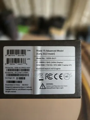 Laptop Razer Blade 32GB Intel Core i7 SSD 1T
