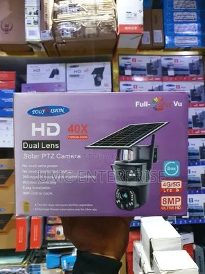 Dual Lens Solar PTZ Camera (40× Zoom)