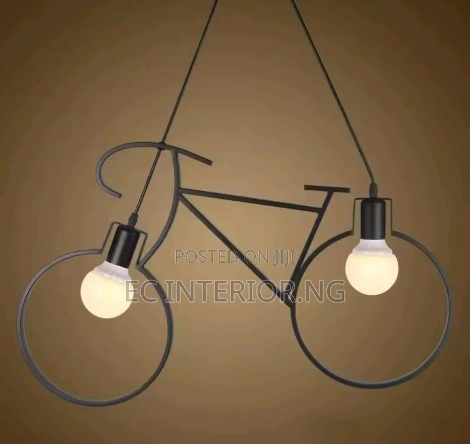Retro Iron Bike Chandelier Light Iron