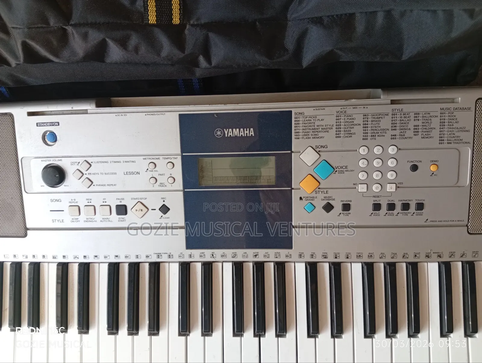 Yamaha Keyboard PRS E 323 Uk Use