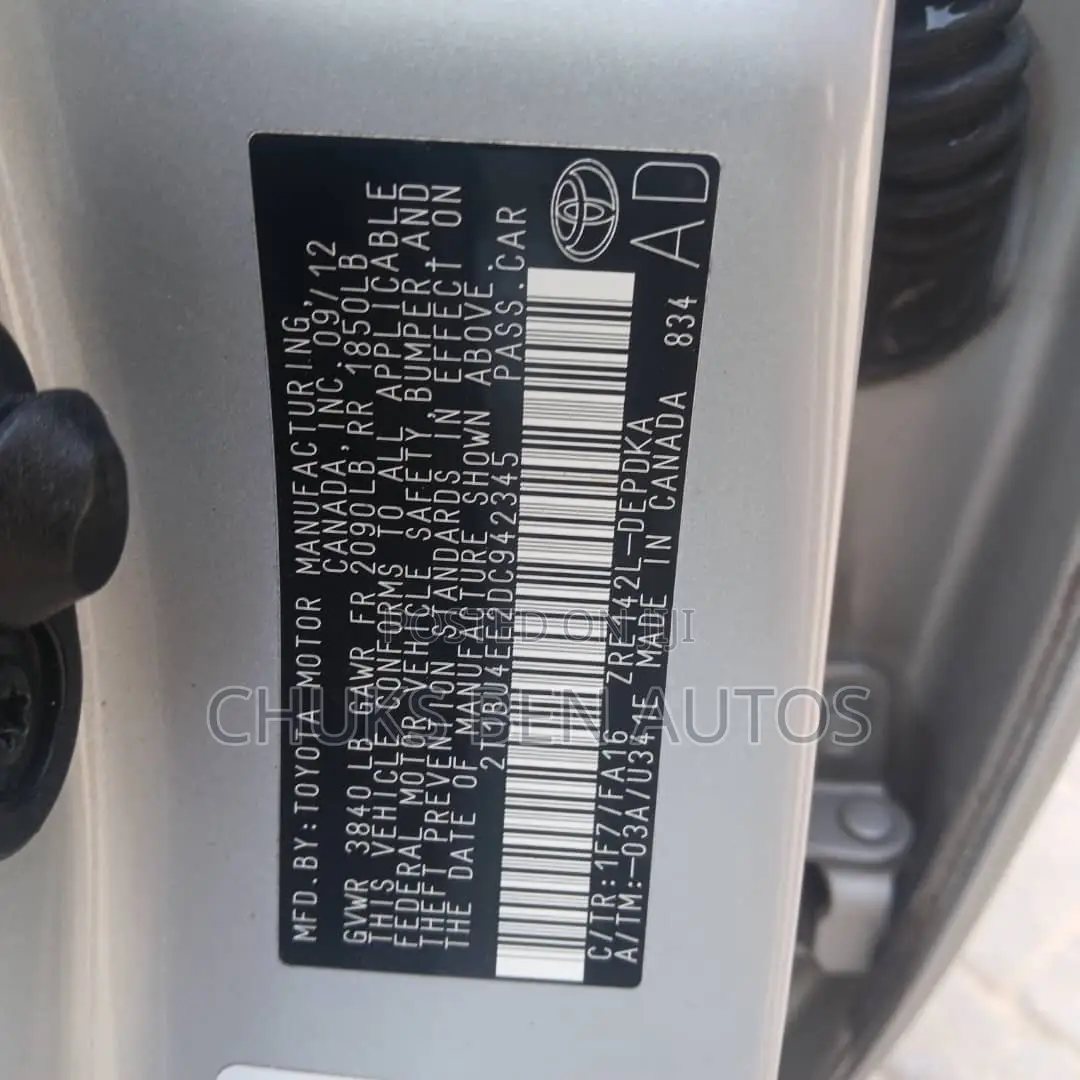 Toyota Corolla 2013 Silver