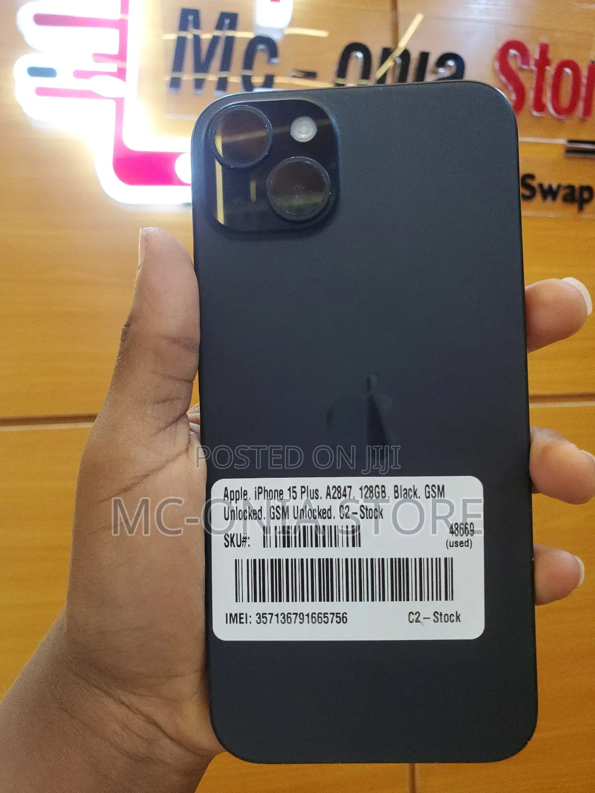 Apple iPhone 15 Plus 128 GB Black