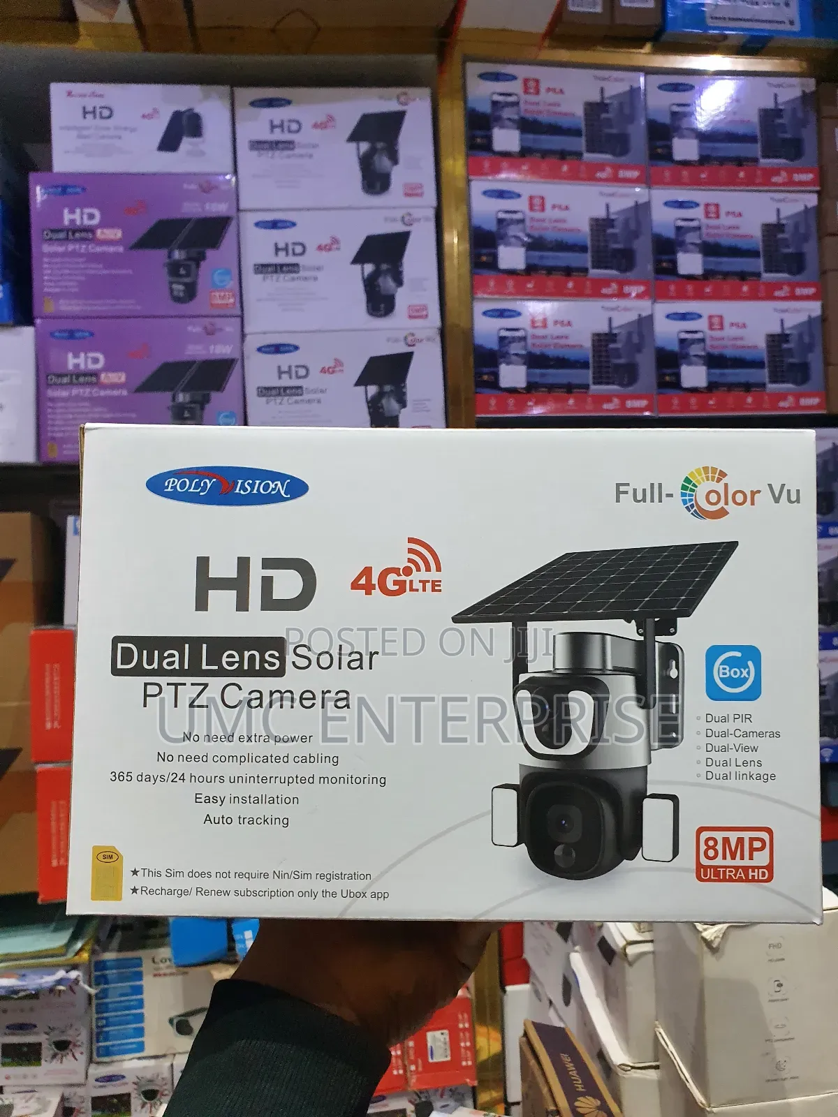 Full Colour Solar Hd PTZ Camera