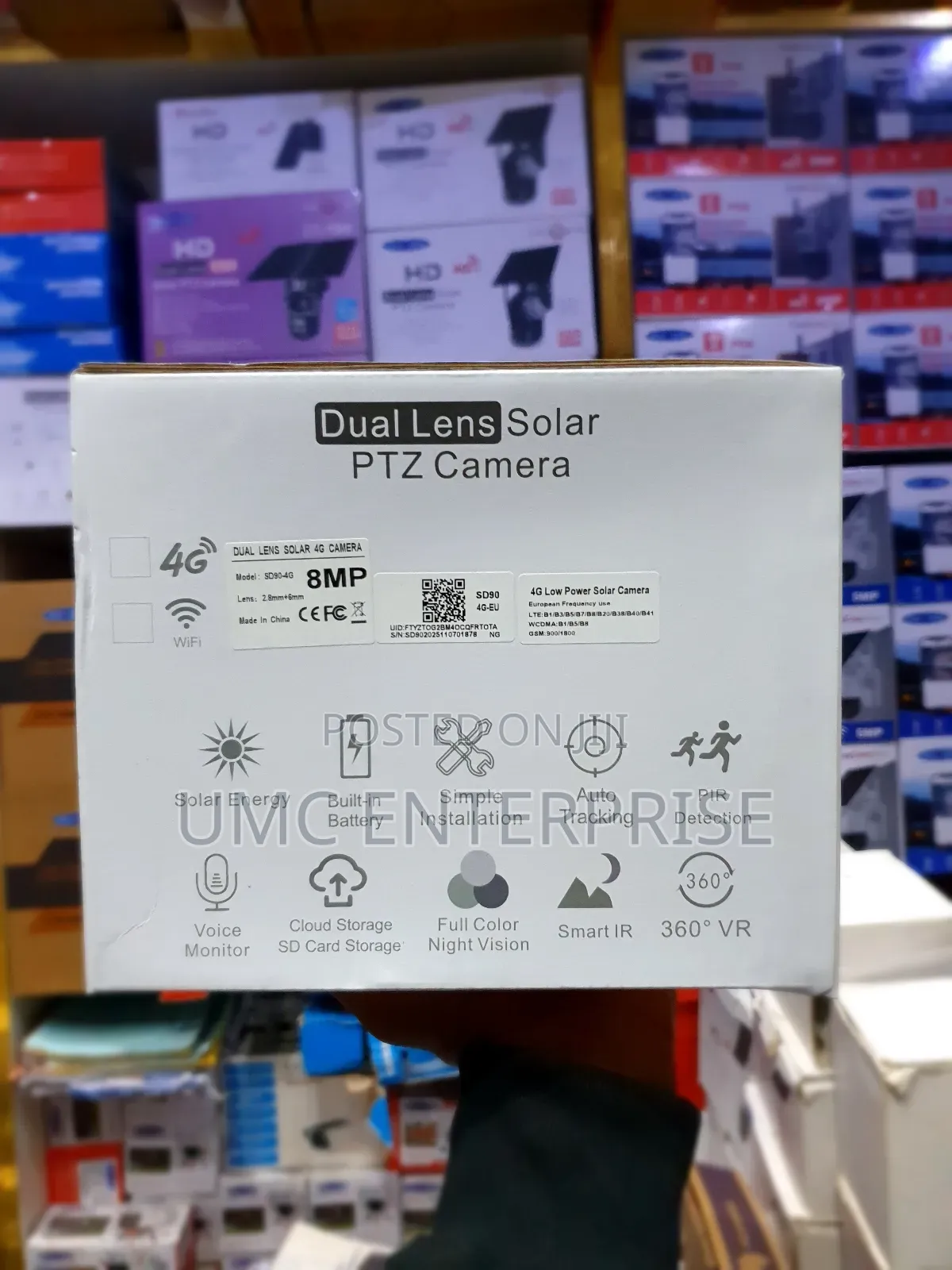 Full Colour Solar Hd PTZ Camera