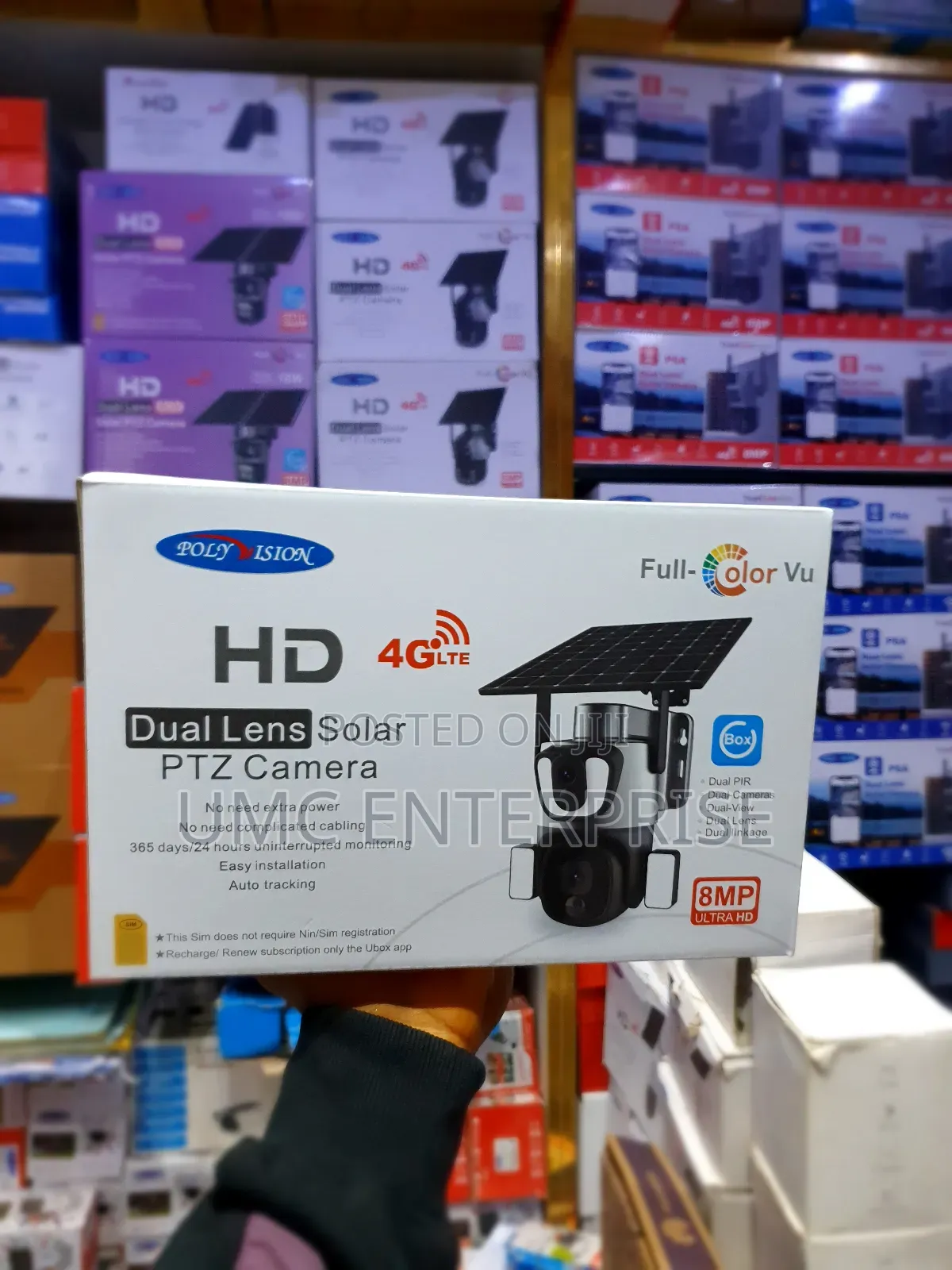 Full Colour Solar Hd PTZ Camera