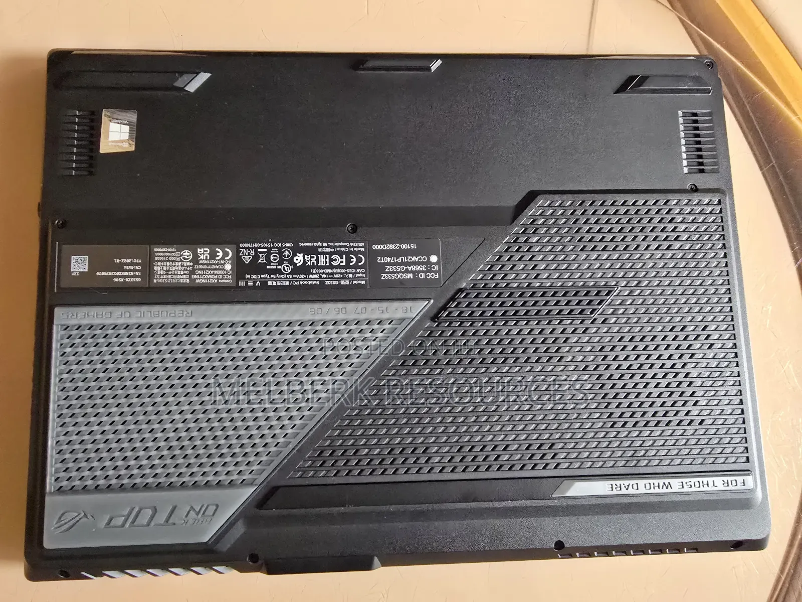 Laptop Asus ROG Strix SCAR 15 32GB Intel Core i9 SSD 1T