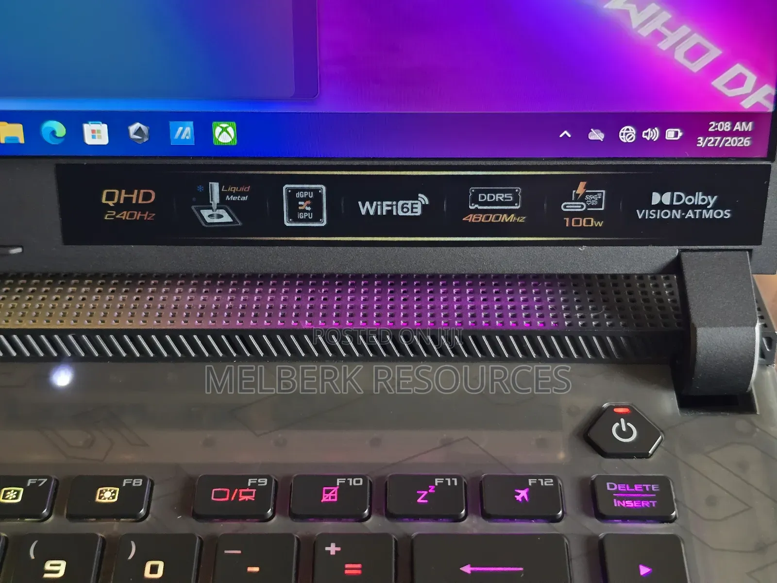 Laptop Asus ROG Strix SCAR 15 32GB Intel Core i9 SSD 1T