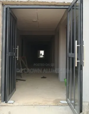 Luxury Aluminium Double Glass Door With Burglary Design – Strong