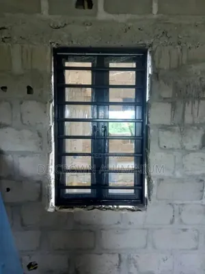 Strong Aluminium Casement Windows With Burglary Proof Grill + 5mm Glaz
