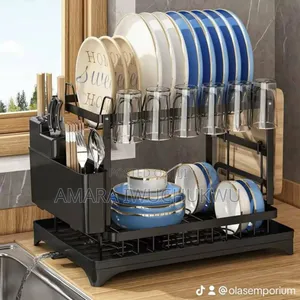Two Tier Multifunctional Dish Rack( Plate Rack)