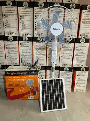 16-Inch Teng Fei Solar Fan Size With a 25w All-Copper Motor