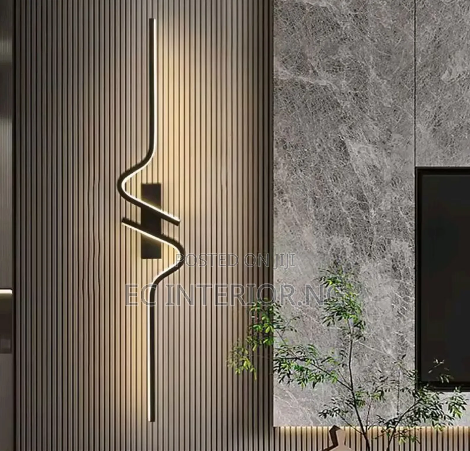 Modern Minimalist Strip Led Wall