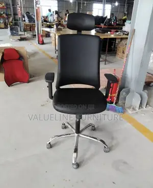 Leather Executive Chair With Head Rest