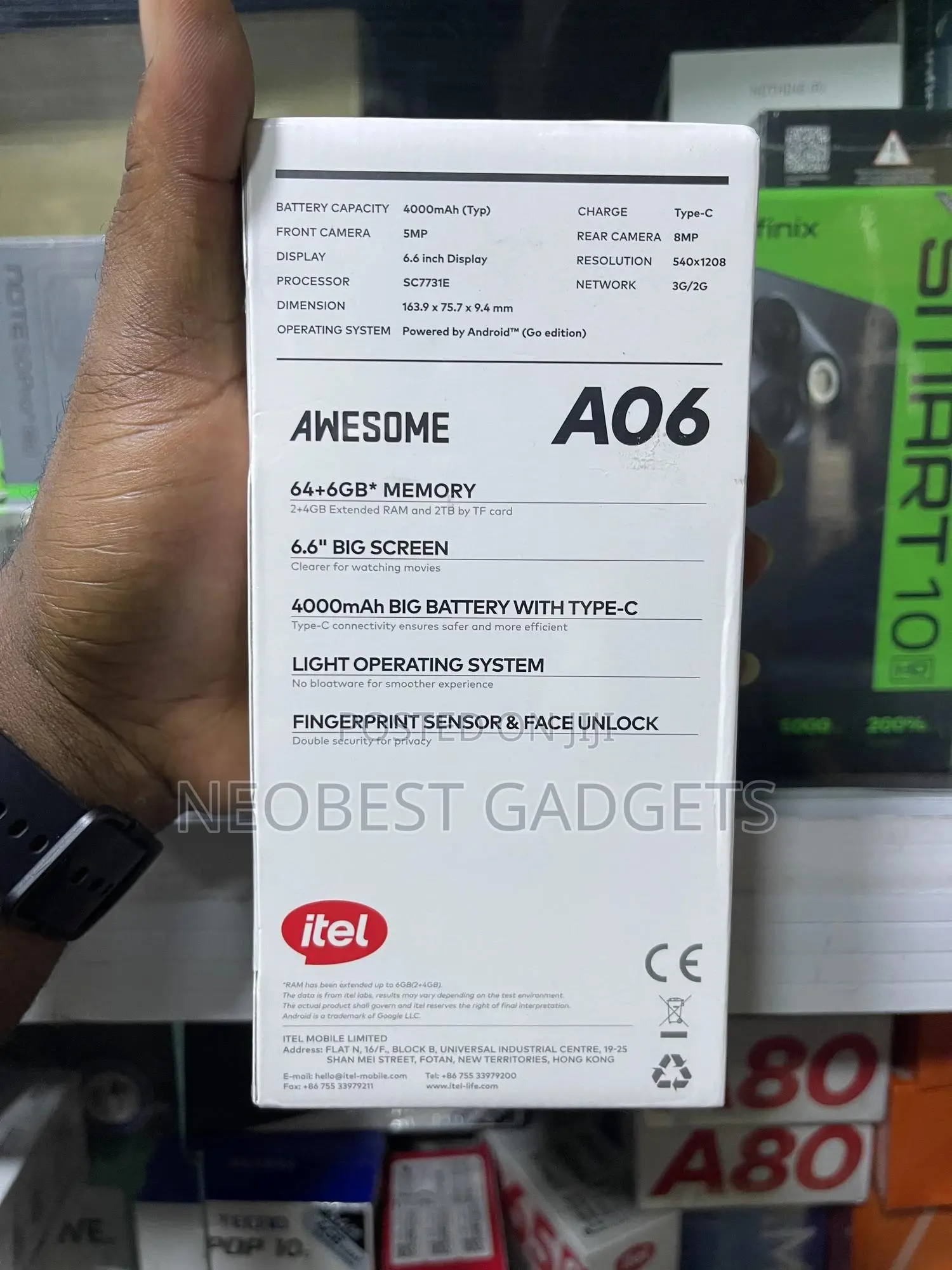 New Itel A06 64 GB
