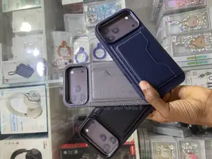 Leather Card Holder Case for iPhone 17 Pro Max Shockproof Cover