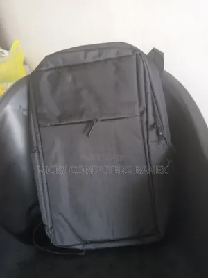Black Backpack 
For Laptop and Other Stuff