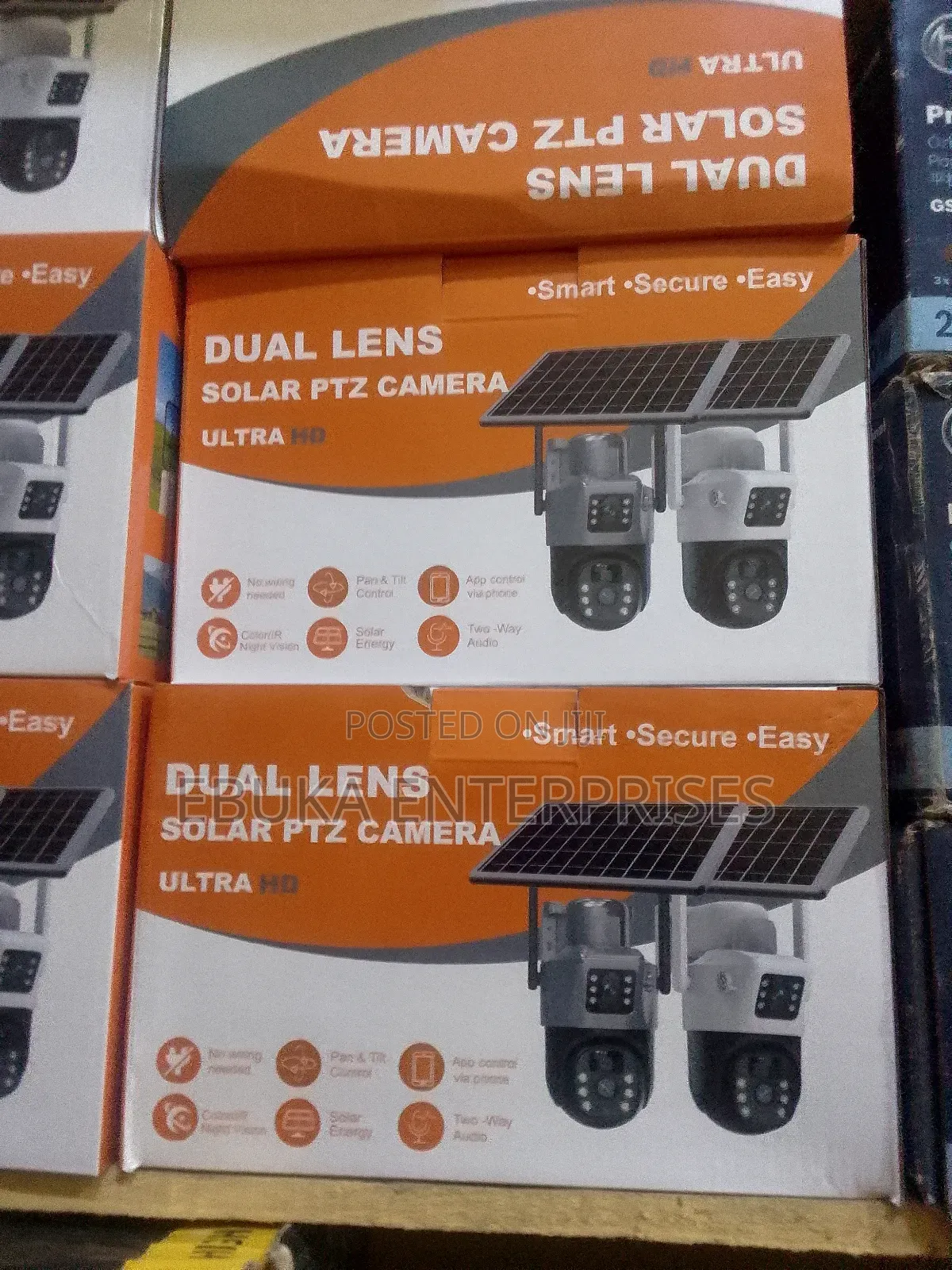 Dual Lens Solar PTZ Camera