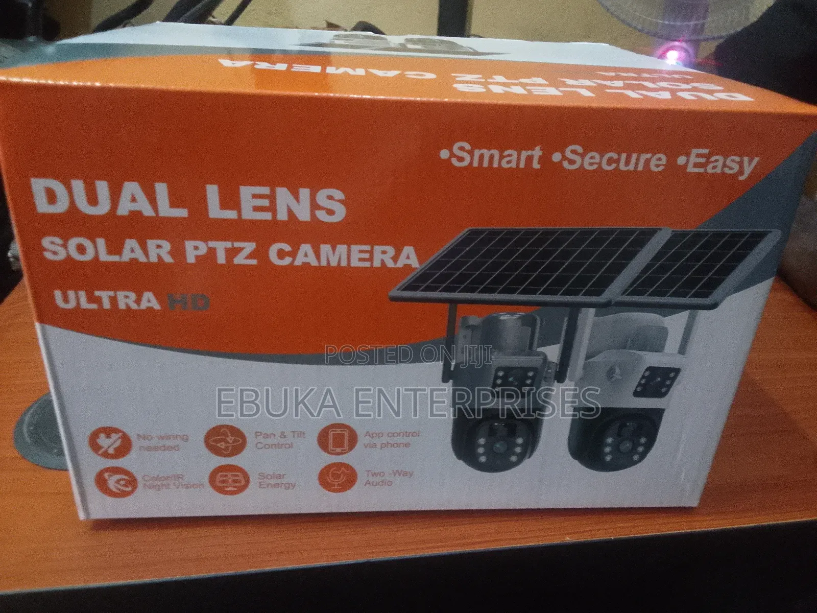 Dual Lens Solar PTZ Camera