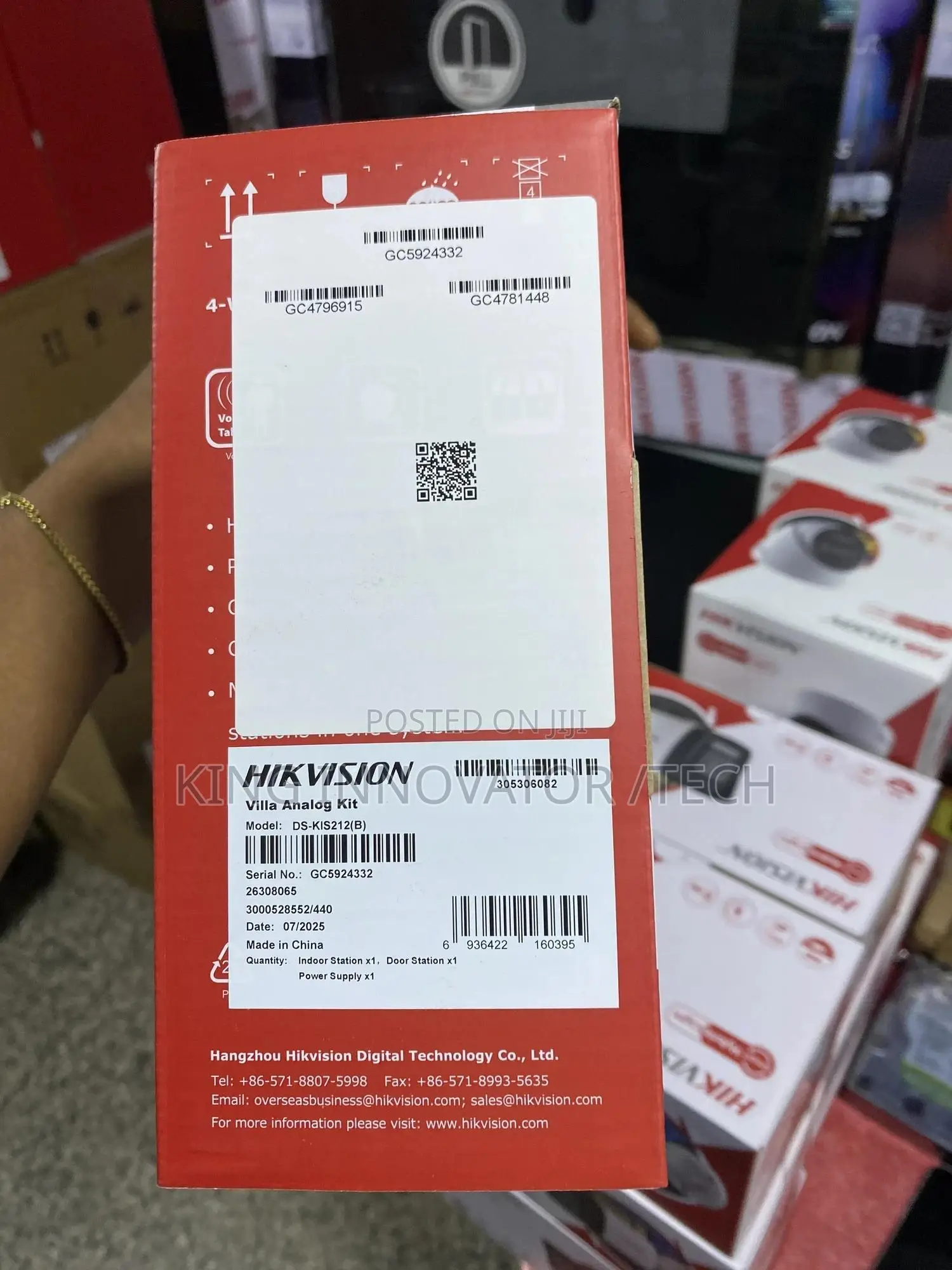 4-Wire Hd Tvi Video Intercom Kit. Gc
