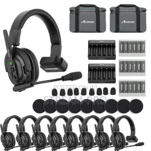 Accsoon Como Wireless Intercom Headset Kit (1 Host, 8 Remotes)