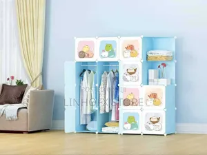 Kids Cloth Cabinet 14doors+Corners