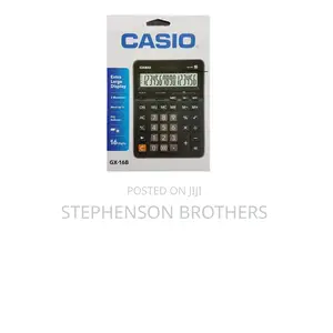 Casio Gx-16bk Desktop Calculator 16 Digit Extra Large Display
