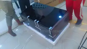 Smart Center Table With Freezer, Usb Wireless Charging Bluetooth