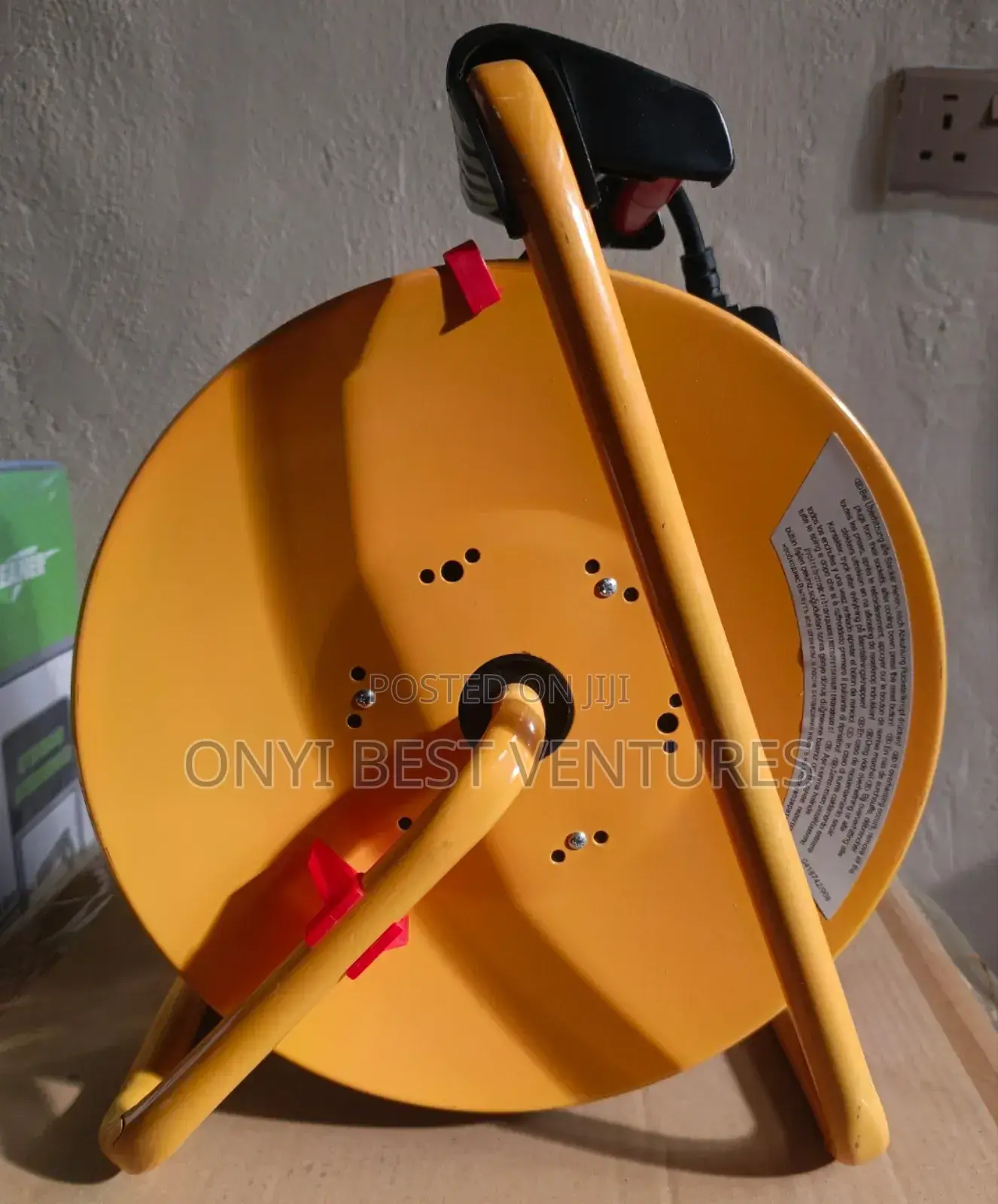 50- Meter Heavy-Duty Industrial Extension Cable Reel,