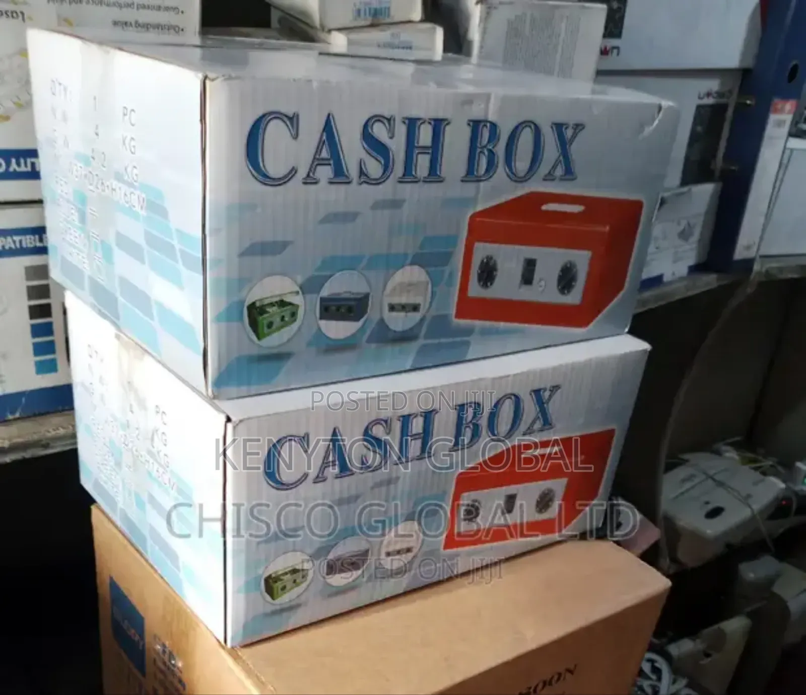 Cash Box With Codr Combination And Key Lock