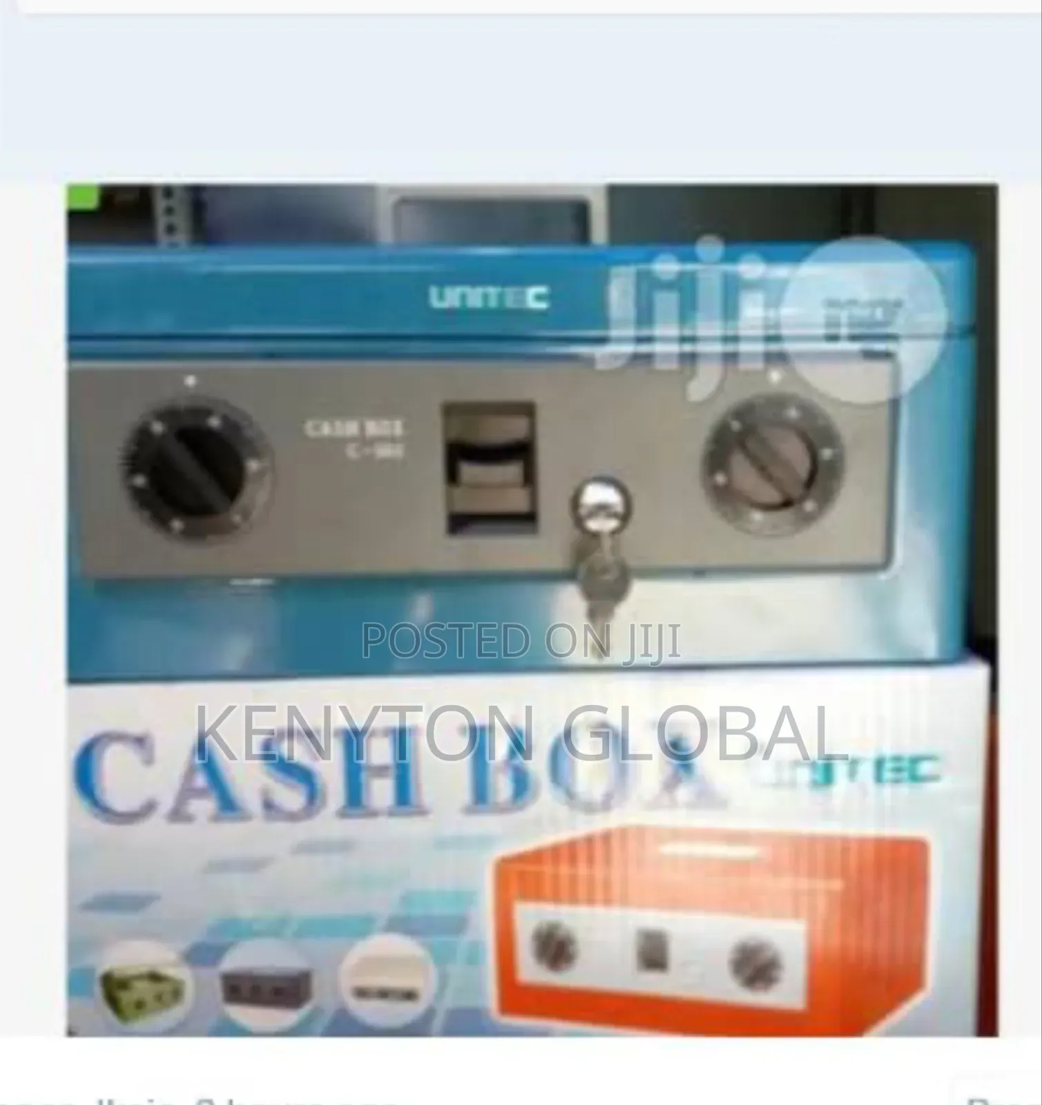 Cash Box With Codr Combination And Key Lock