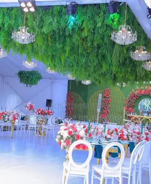 White Wedding Reception