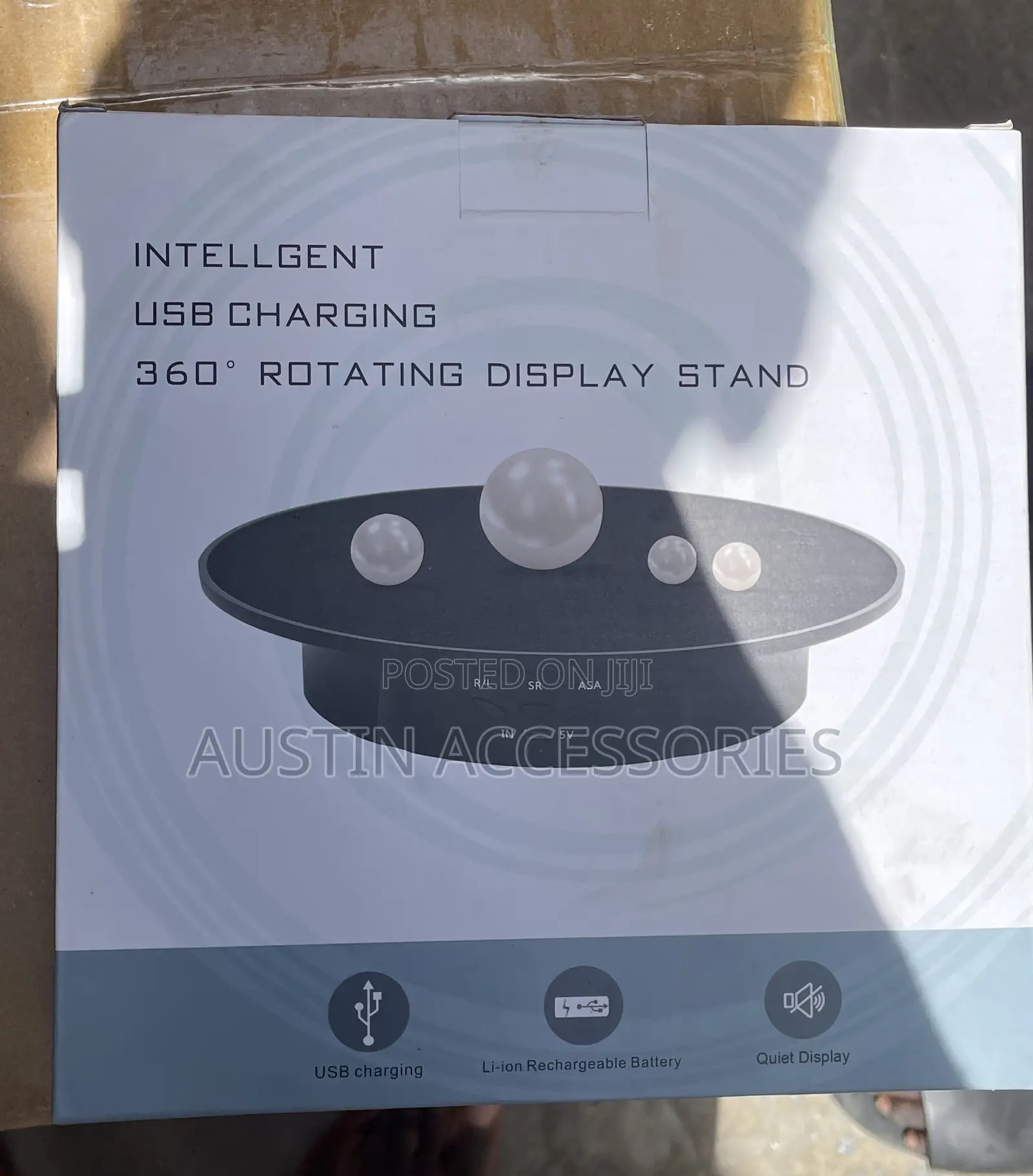 Electronic 360 Mirror Display Turn Table