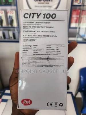 New Itel City 100 128 GB Blue