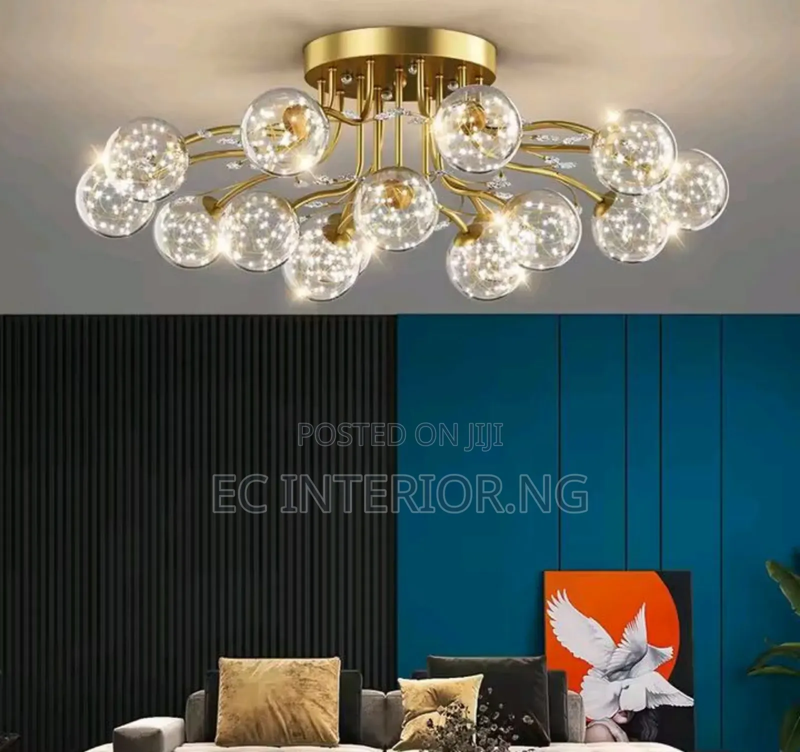 Nordic Branch Glass Ball Led