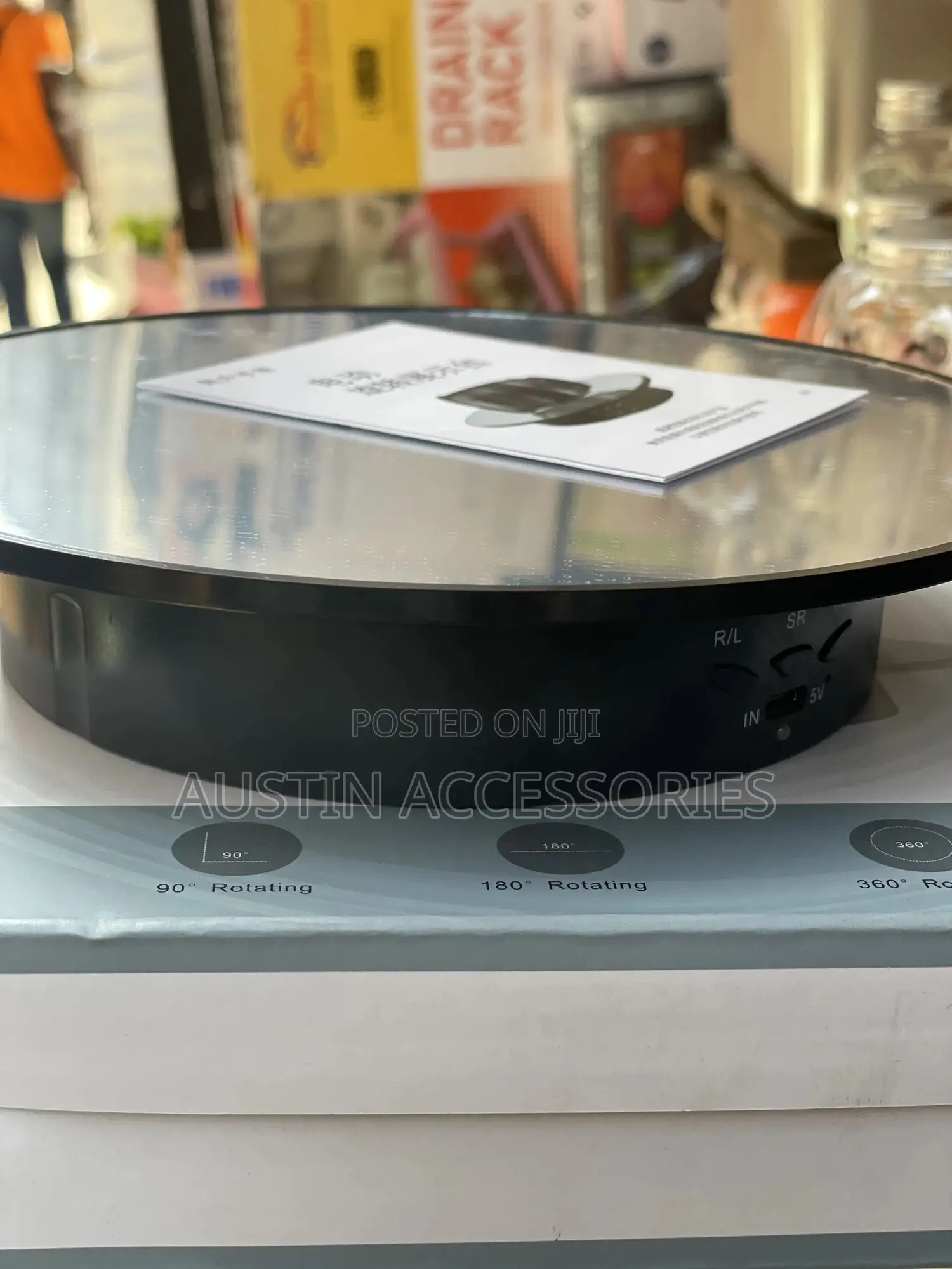 Electronic 360 Mirror Display Turn Table