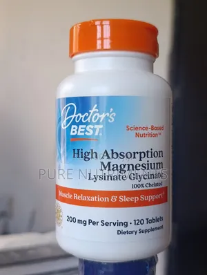 Doctor's Best Magnesium Lysinate Glycinate 200mg 120 Tablets
