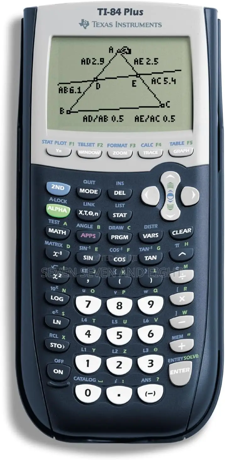 Texas Instruments Ti-84 Plus Graphing Calculator+Free Pouch