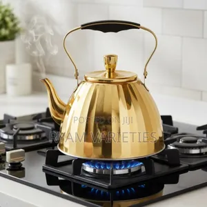 Luxury Stainless Steel Gold Whistling Kettle