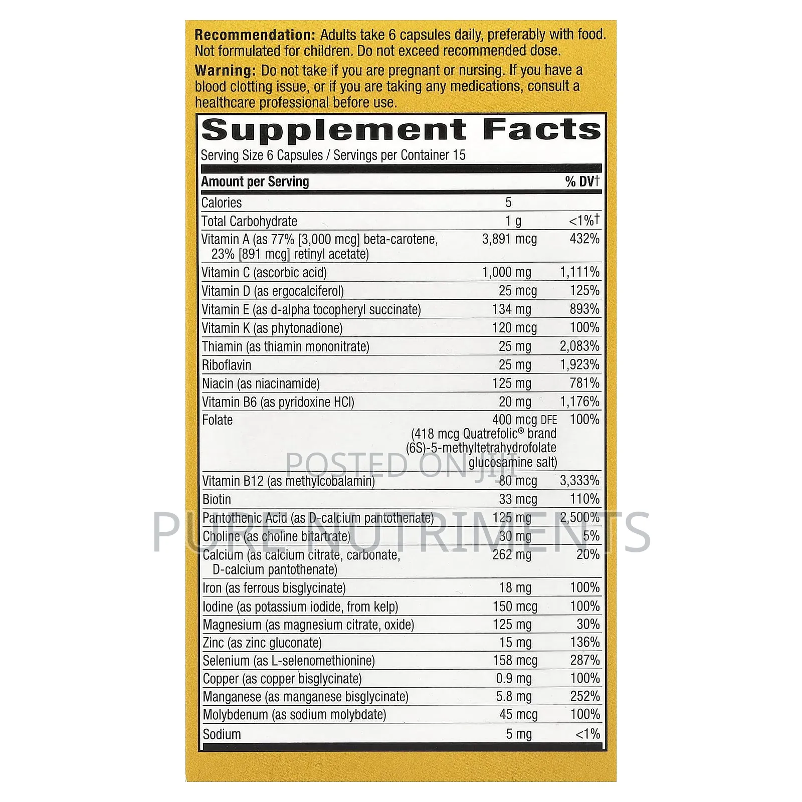 Nature's Way Alive Multivitamin 90 Capsules
