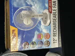 Qasa 12inch Table Rechargeable Fan
