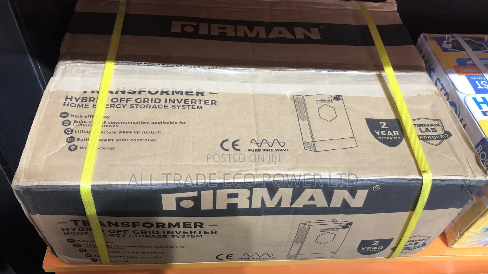 3kva Firman Solar Inverter Transformer-Less Based 24 Volt
