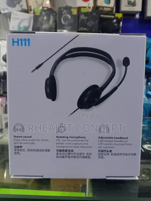 Logitech H111 Auxiliary Wired Headset With Mic