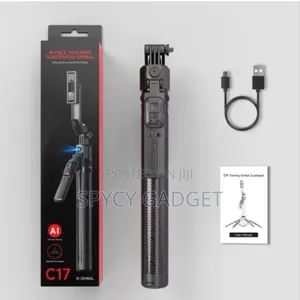C17 Auto Face Tracking Ai Quadrapod With Bluetooth Remote Control