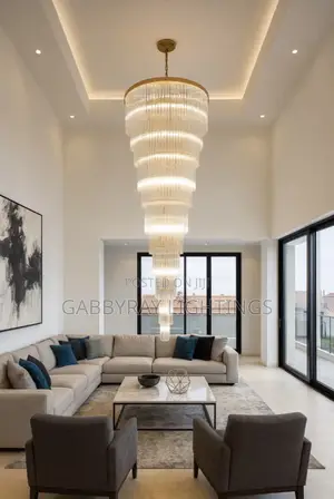 Luxury Long Crystal Chandelier