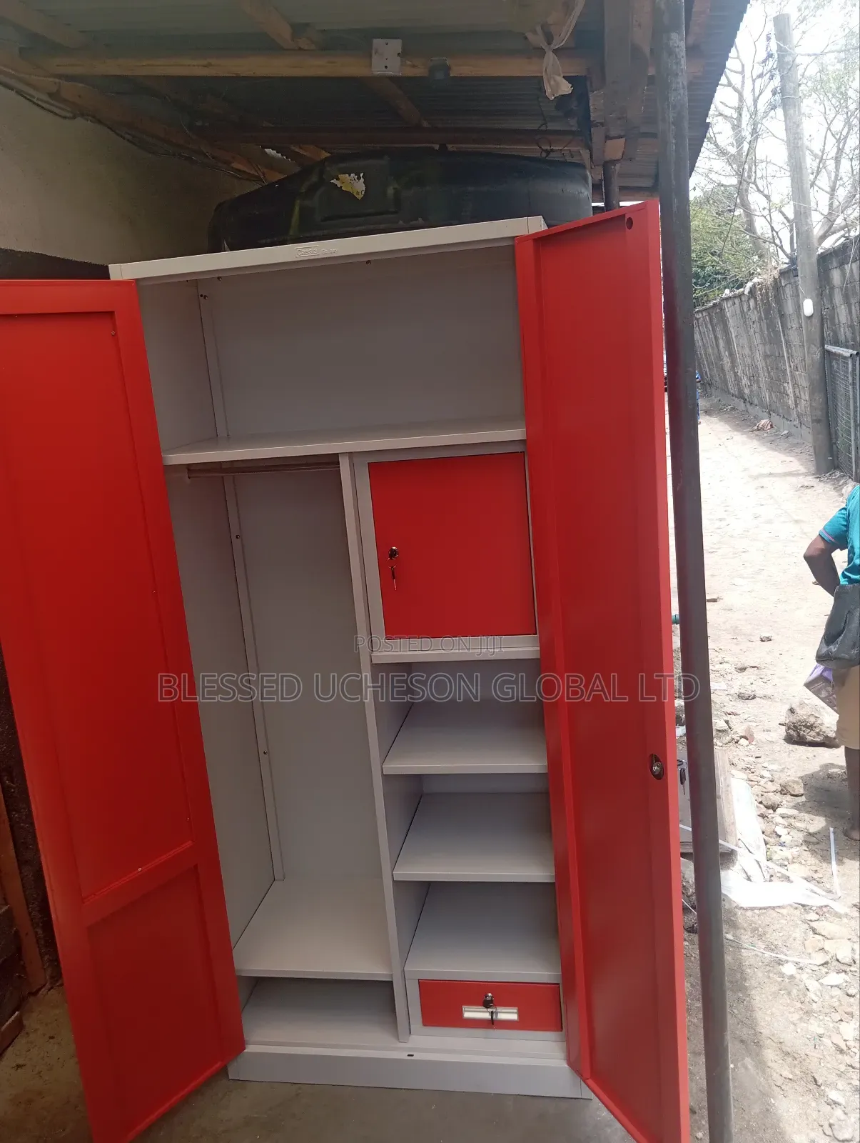 Metal Wardrobe Cupboard
