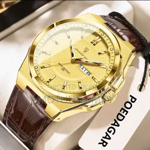Quality Men Leather Wristwatch