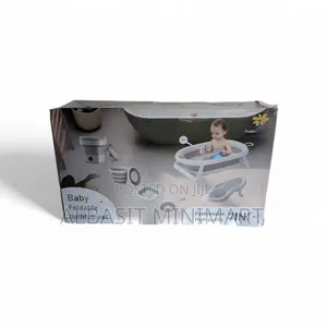 Baby Foldable Bathtub Set